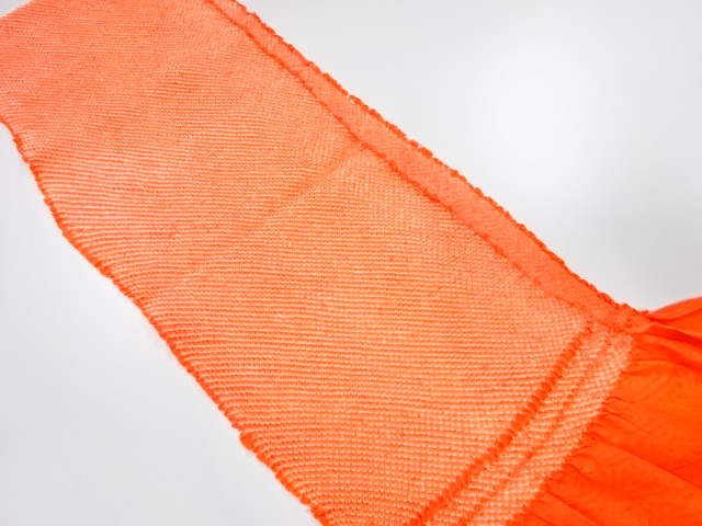 正絹　振袖用　絞り　帯揚げ